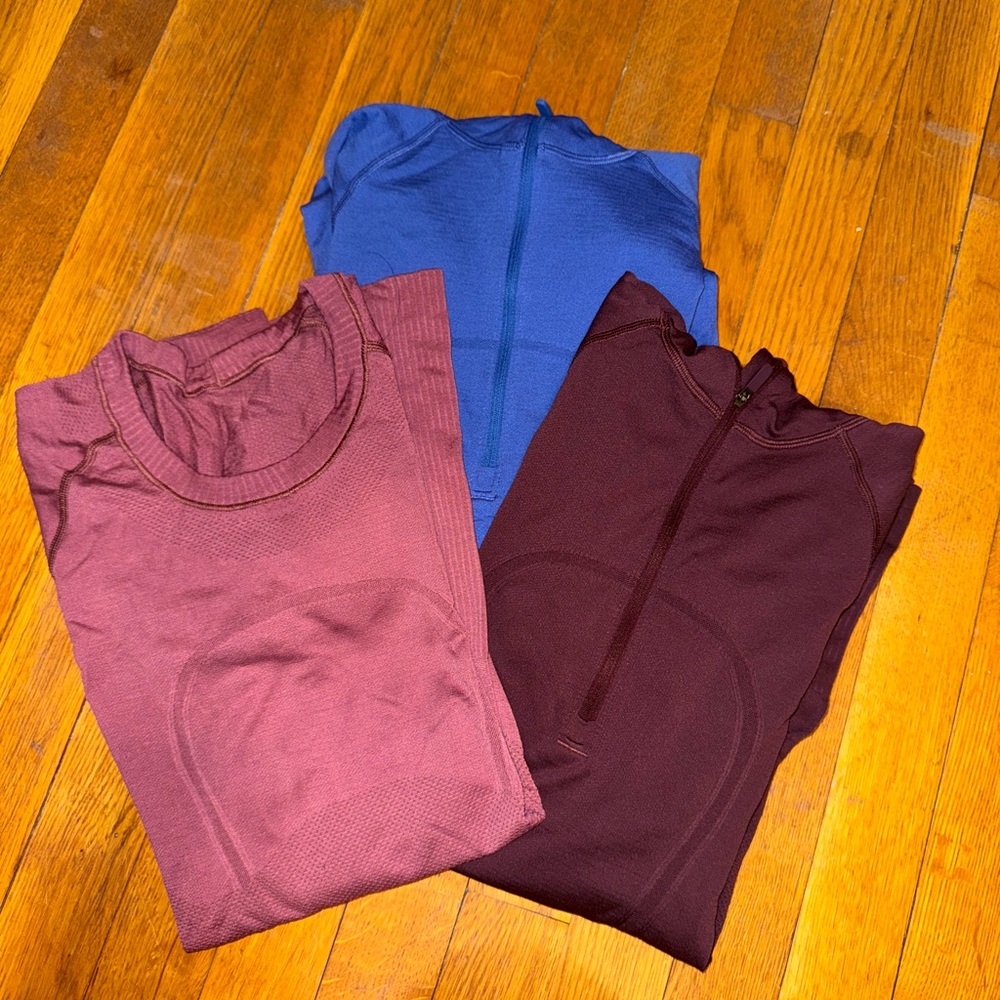 Bundle Lululemon Swiftly Shirts